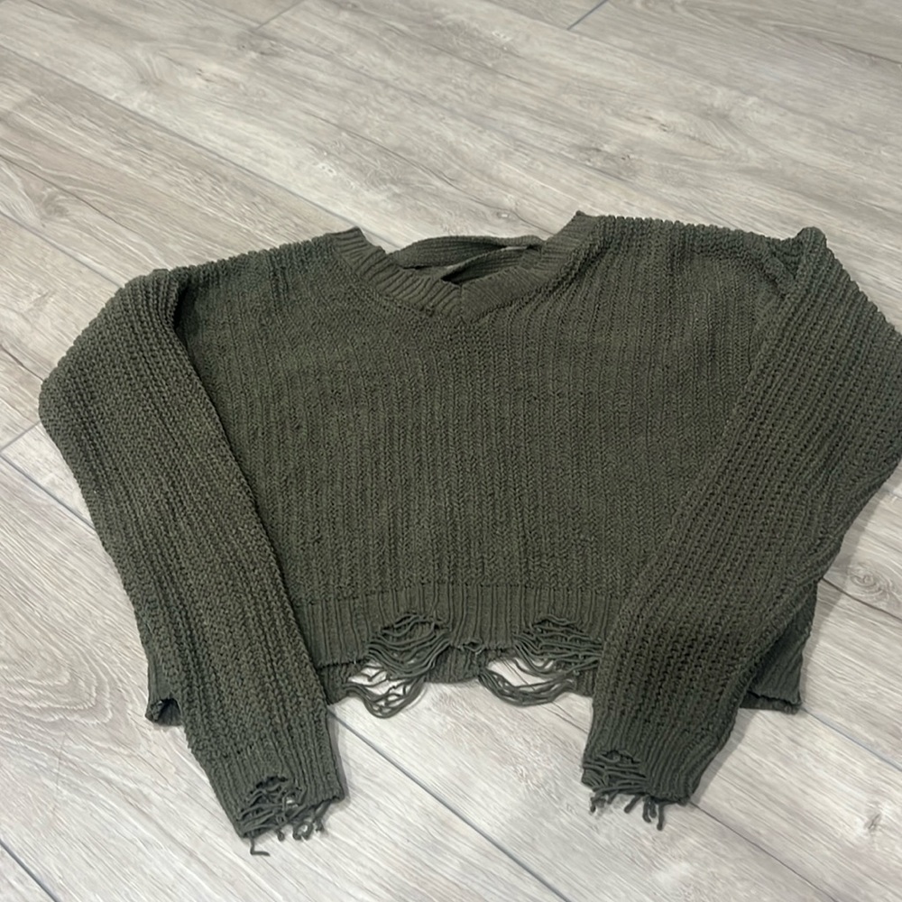cropped sweater